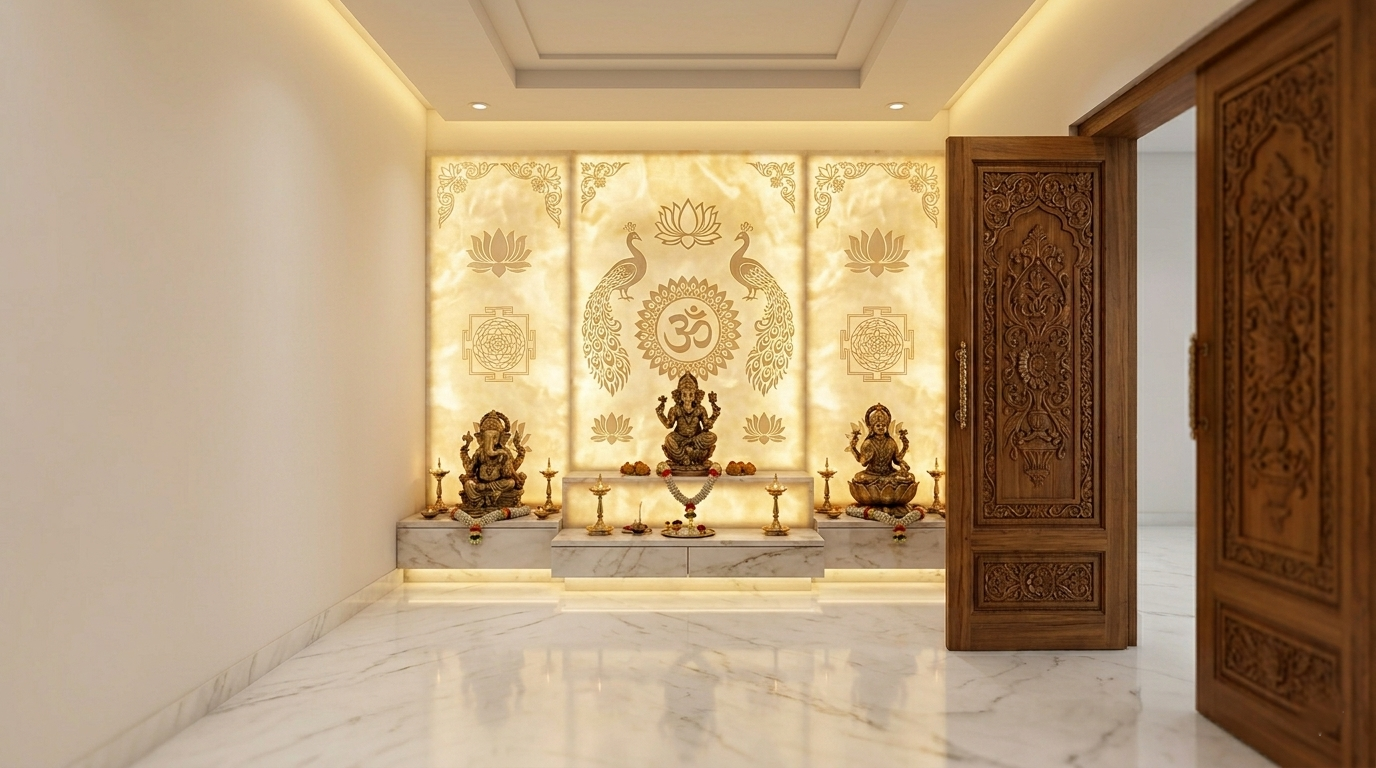 Honor Signitis Pooja Room Interior Design