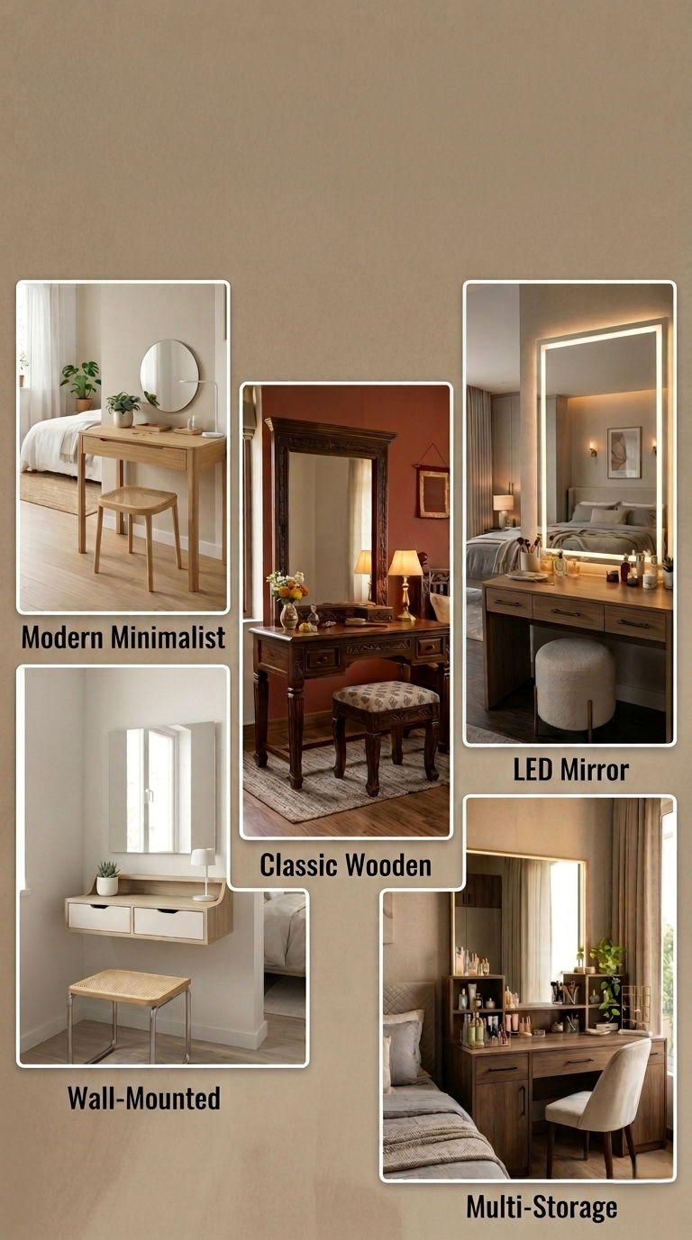 5 Best Dressing Table with Mirror Designs