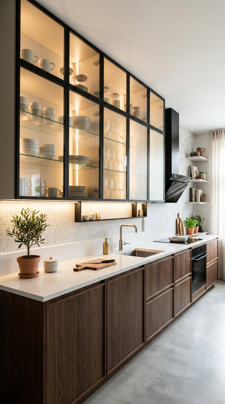 Glass Front Cabinets