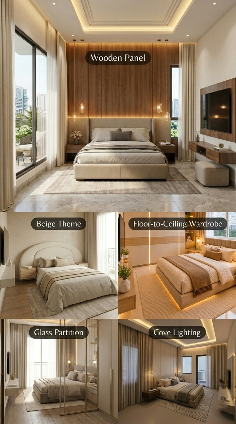 Aparna Zenon Master BedRoom Designs