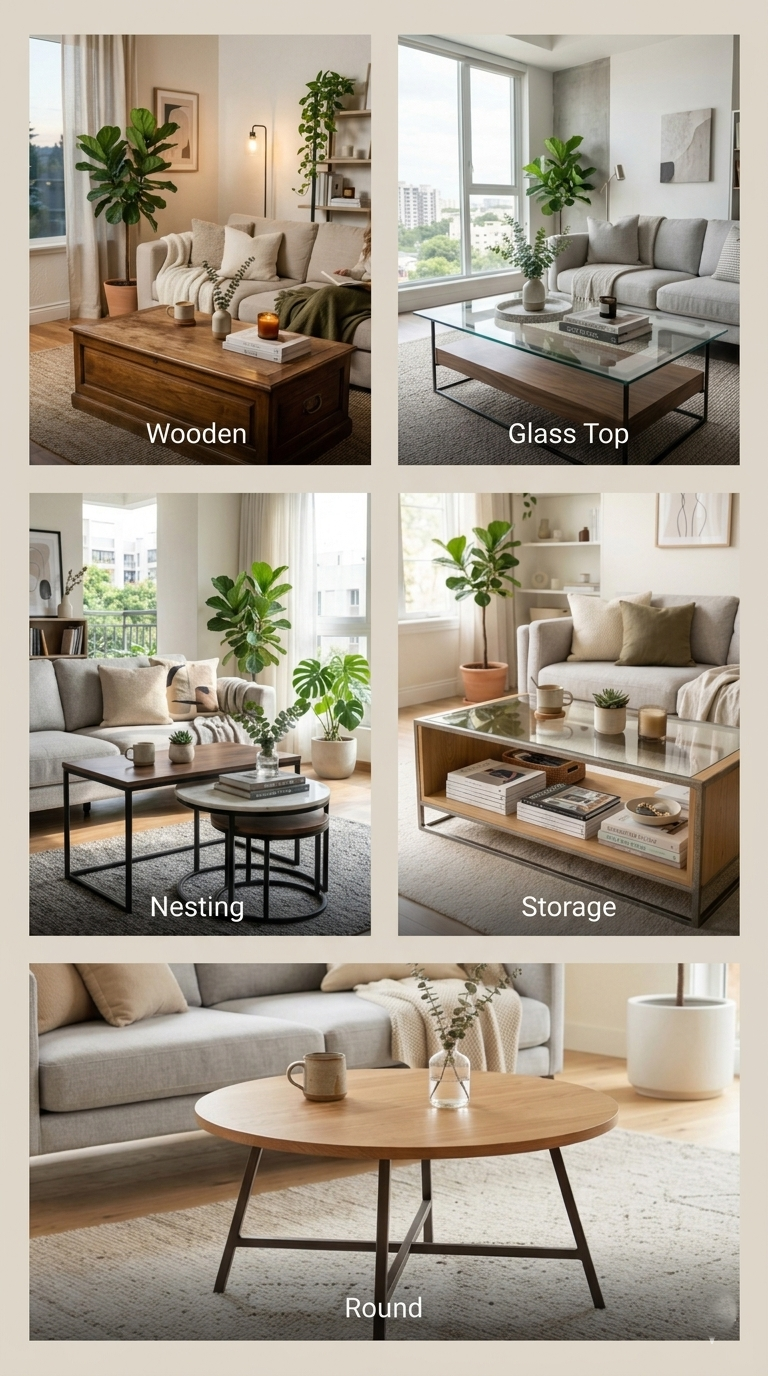 Best Coffee Table Designs For Living Room in Hyderabad