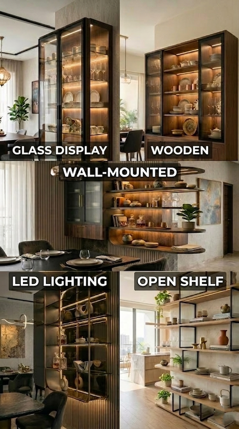 Best Crockery Unit Design Ideas For Hyderabad Homes