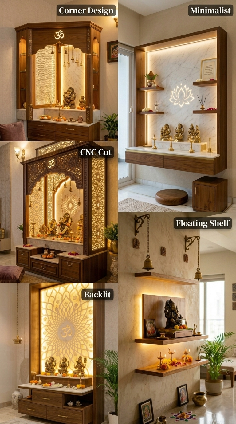 Best Pooja Room Designs In Hyderabad