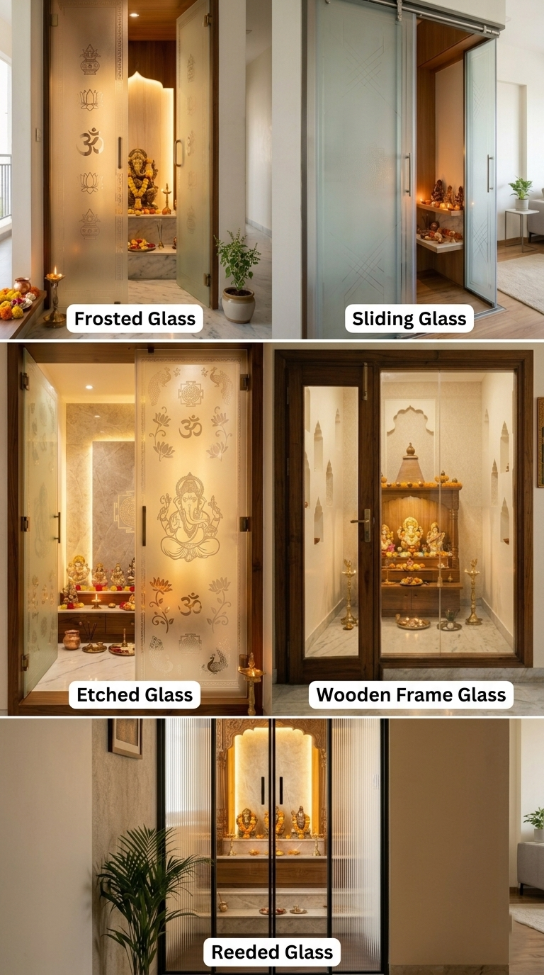 Pooja Room Glass Door Design In Hyderabad