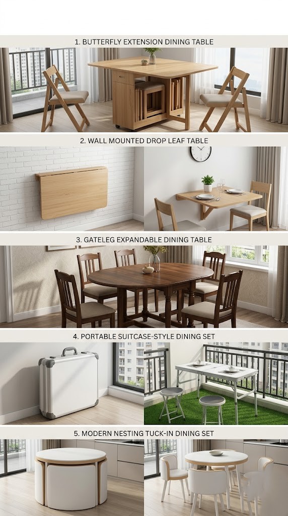 5 Best Folding dining Table with Chairs in India