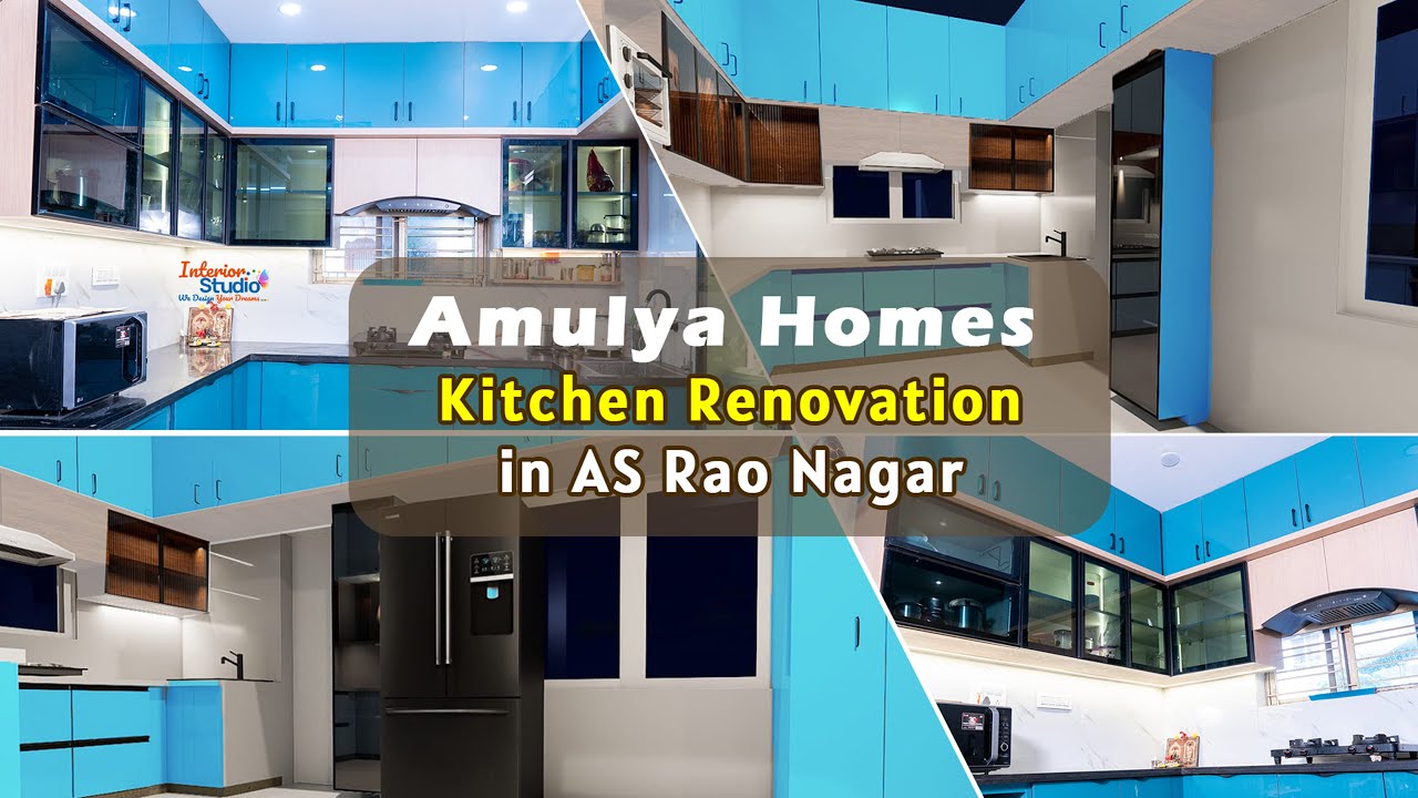 Amulya Homes Modular Kitchne Renovation in AS Rao Nagar Hyderabad