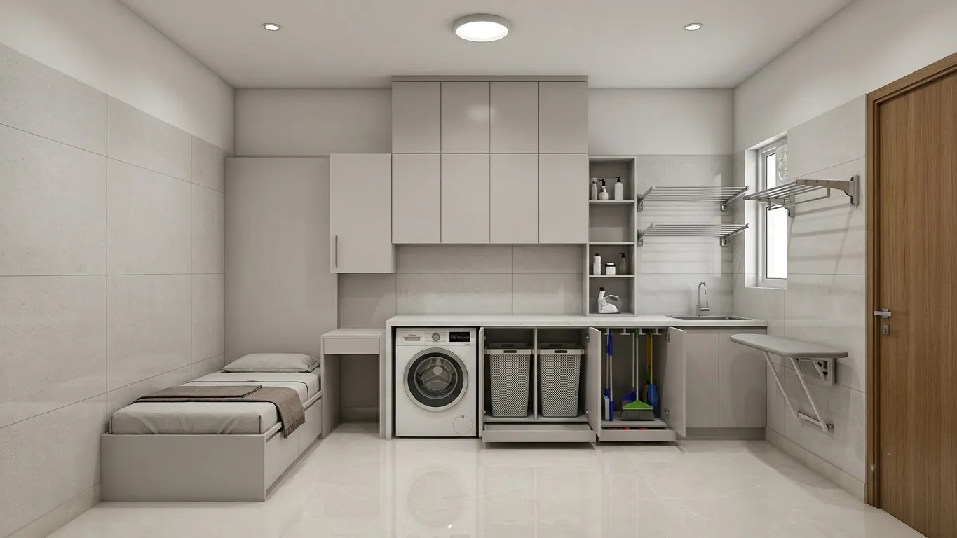 Indis One City Utility Room Interior Design