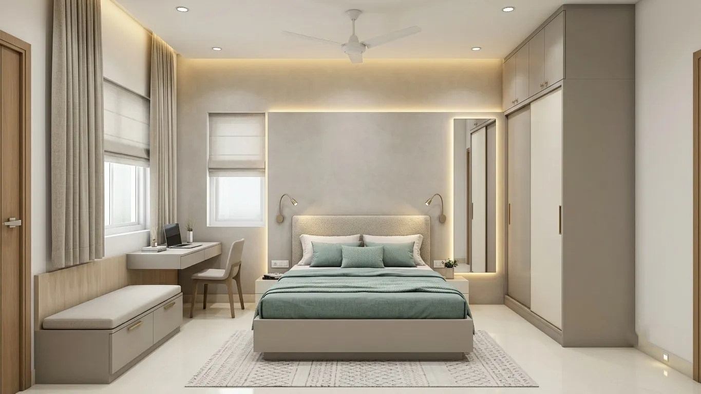 Indis One City Guest Bedroom Interior Design