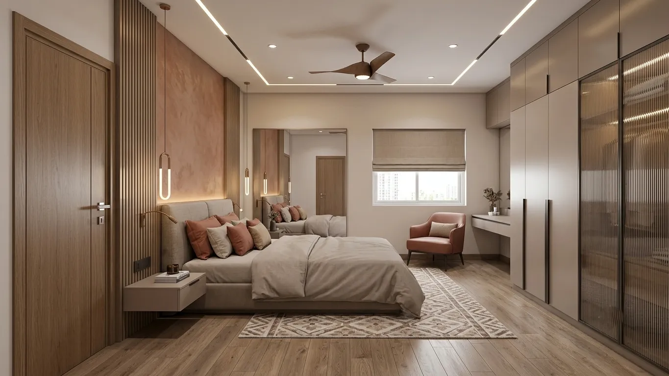 Indis One City Master Bedroom Interior Design