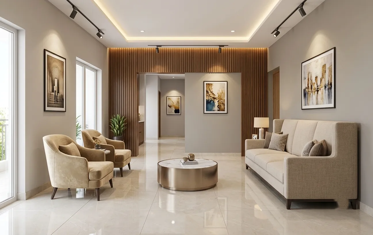 Ramky One Symphony Living Room Interior Design