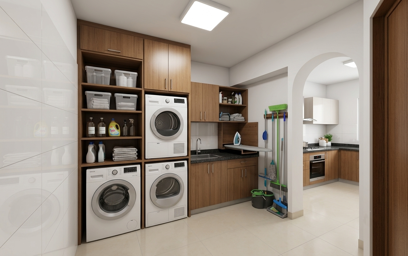 Ramky One Symphony Utility Room Interior Design