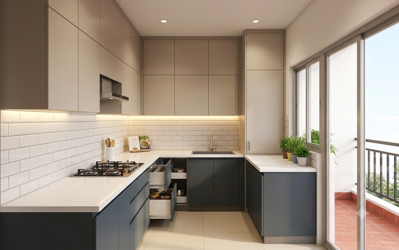 Ramky One Symphony Kitchen Interior Design