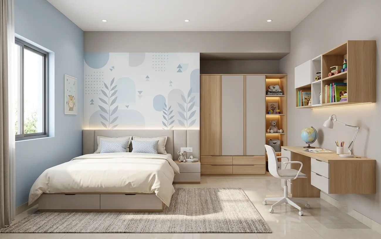 Praneeth Pranav Grove Park Kids BedRoom Interior Design