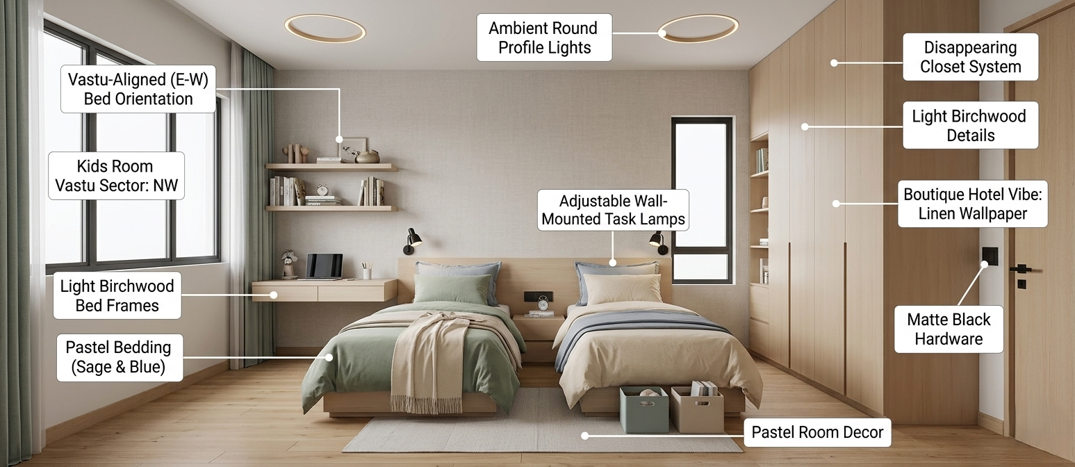 Kids' Bedroom Interior Design