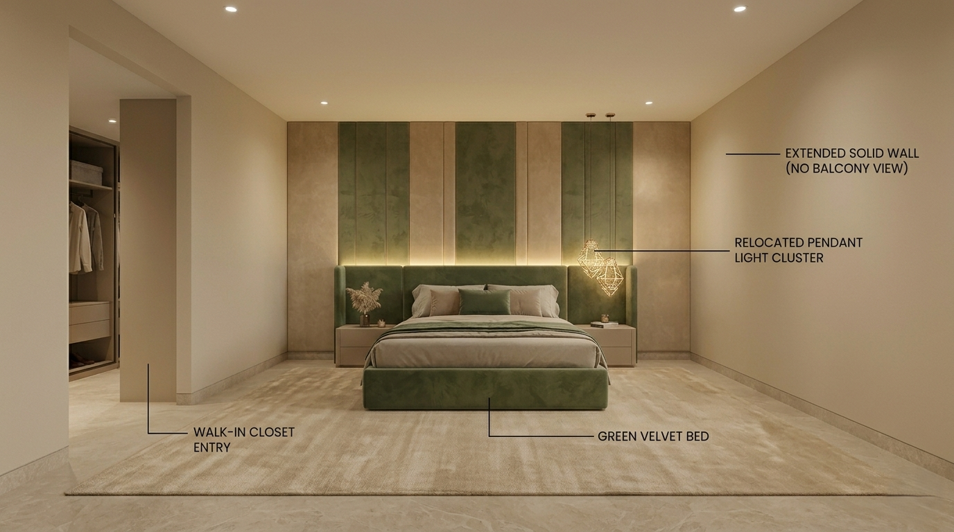 Master Bedroom (The Private Suite) Interior Design