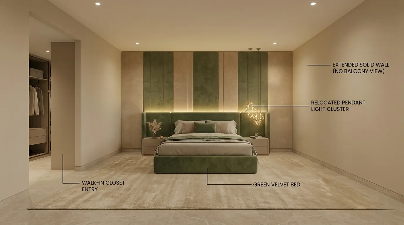Master Bedroom (The Private Suite) Interior Design