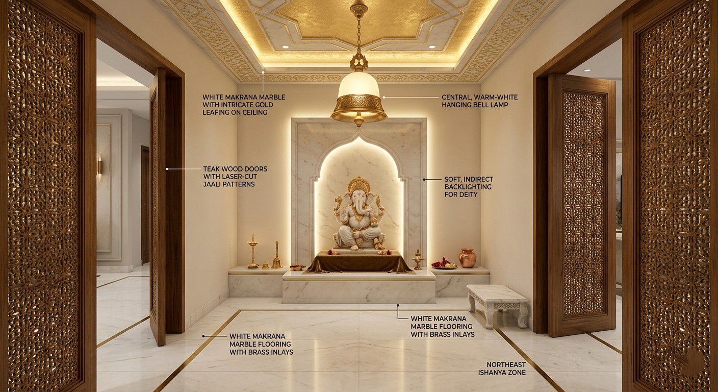 Pooja Room Interior Design