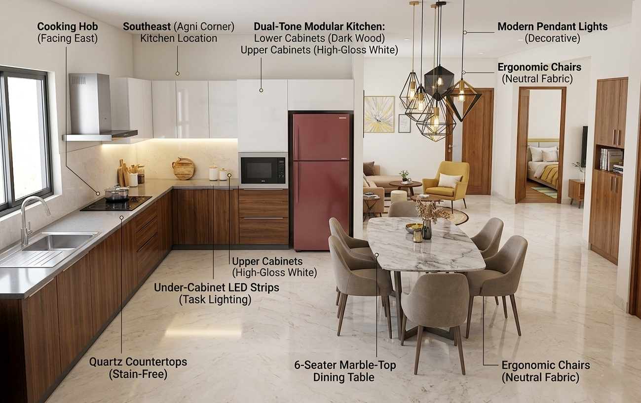 Kitchen & Dining Interior Design