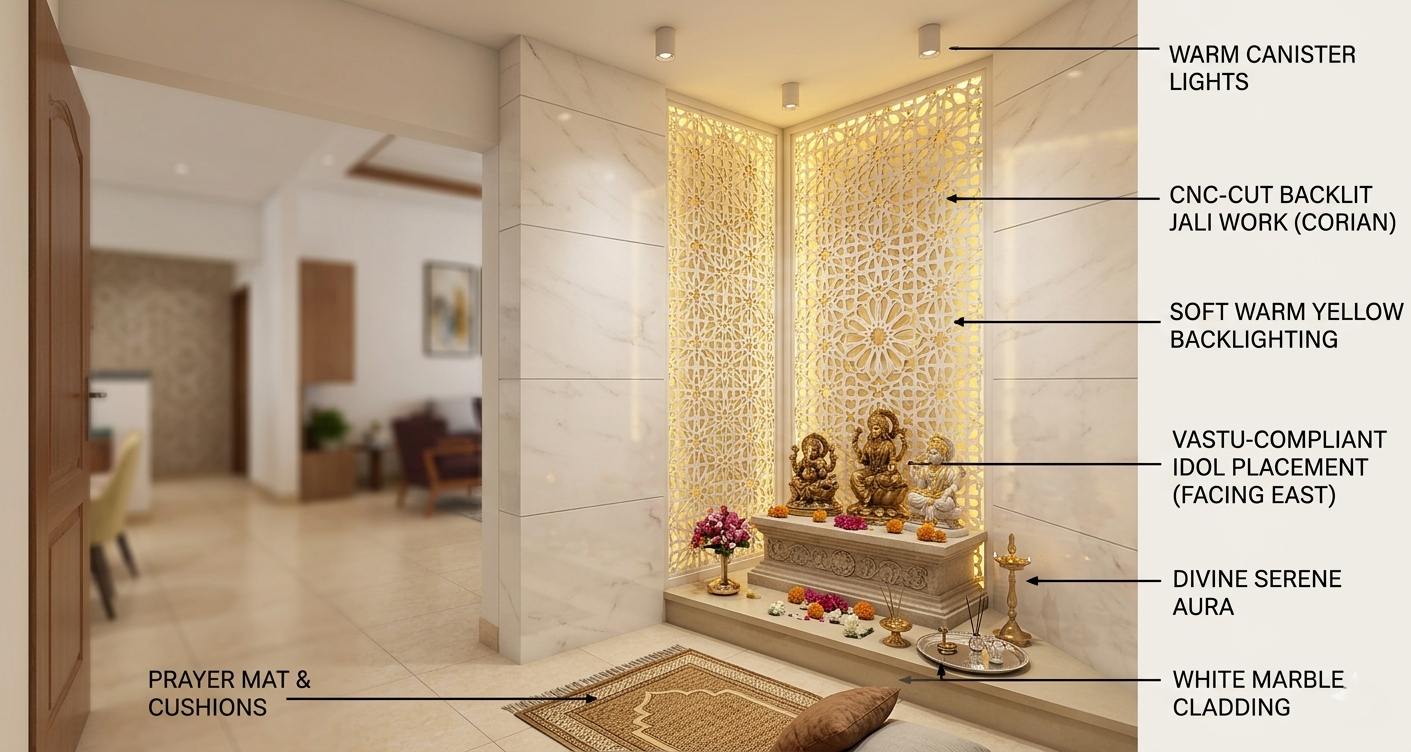 Puja Room Interior Design