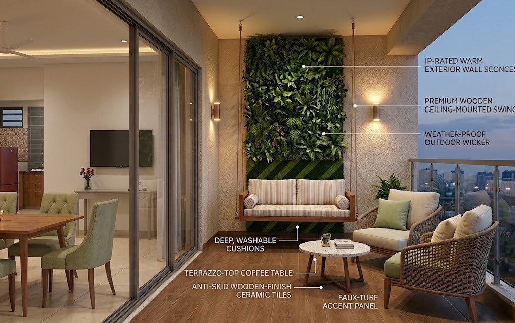 Sit-Out & Balcony Interior Design