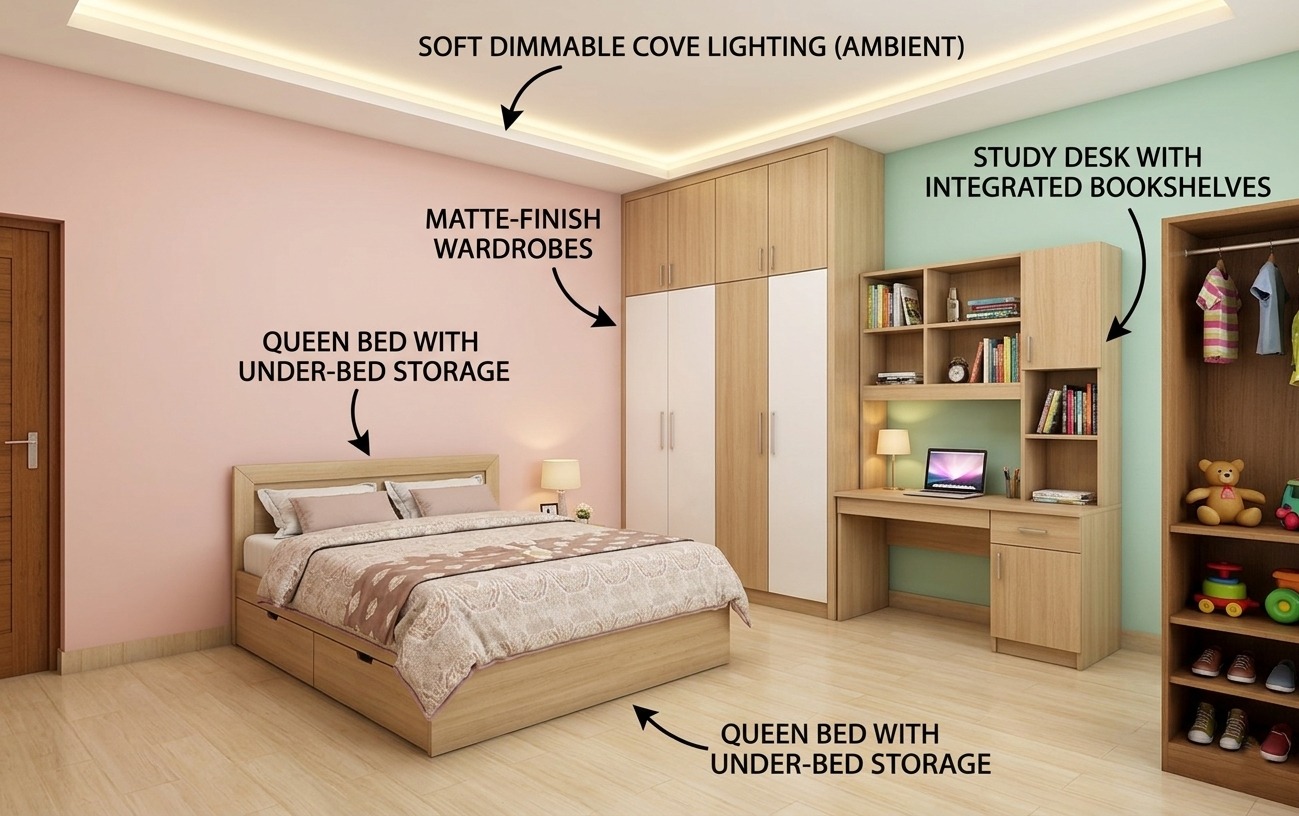 Kids Bedroom Interior Design