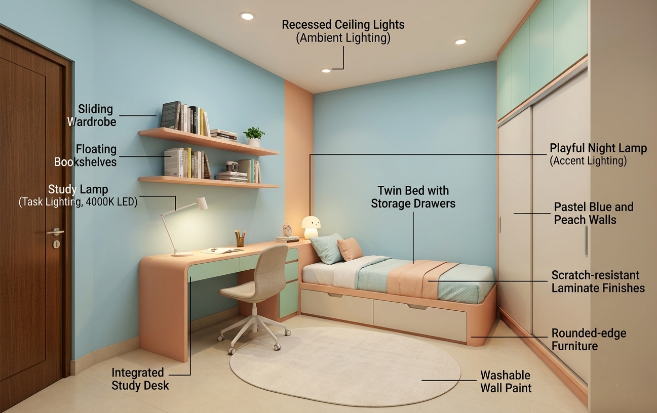 Rajapushpa Imperia - Kids bedroom