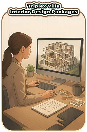 Triplex Villa Interior Design Packages