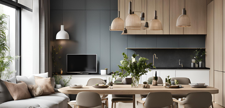 5. Open Concept Dining and Living Area