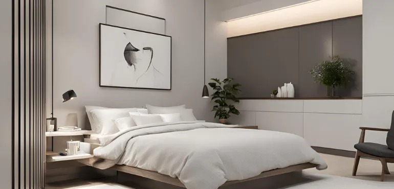 1. Contemporary Minimalistic Master Bedroom