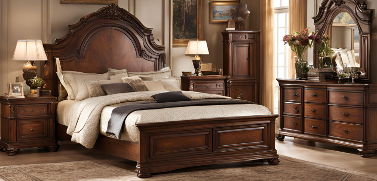 2. Classic Wooden Master Bedroom