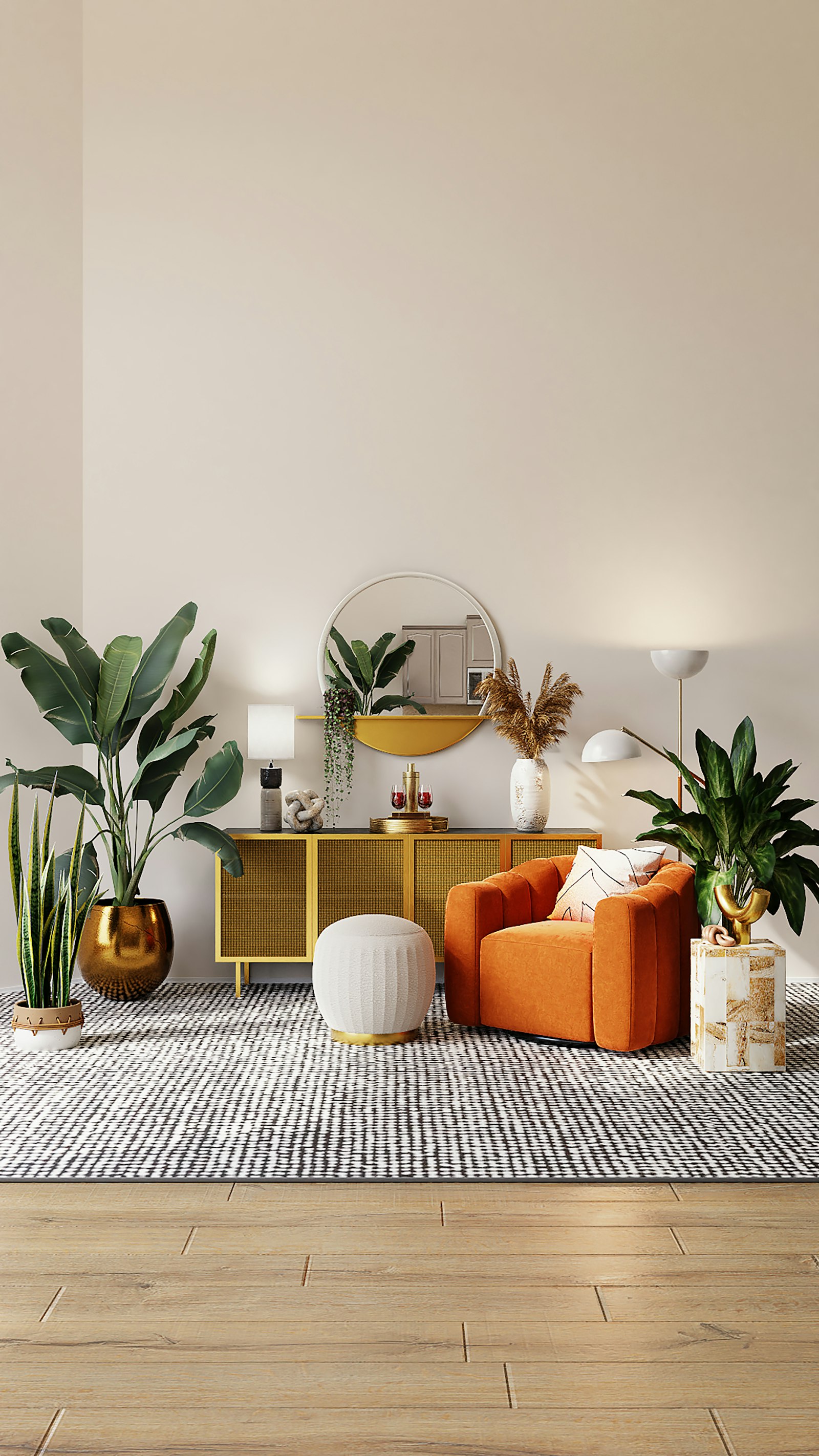 Modern living room interior1